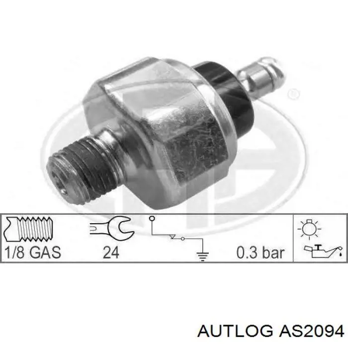 Датчик тиску масла AS2094 Autlog