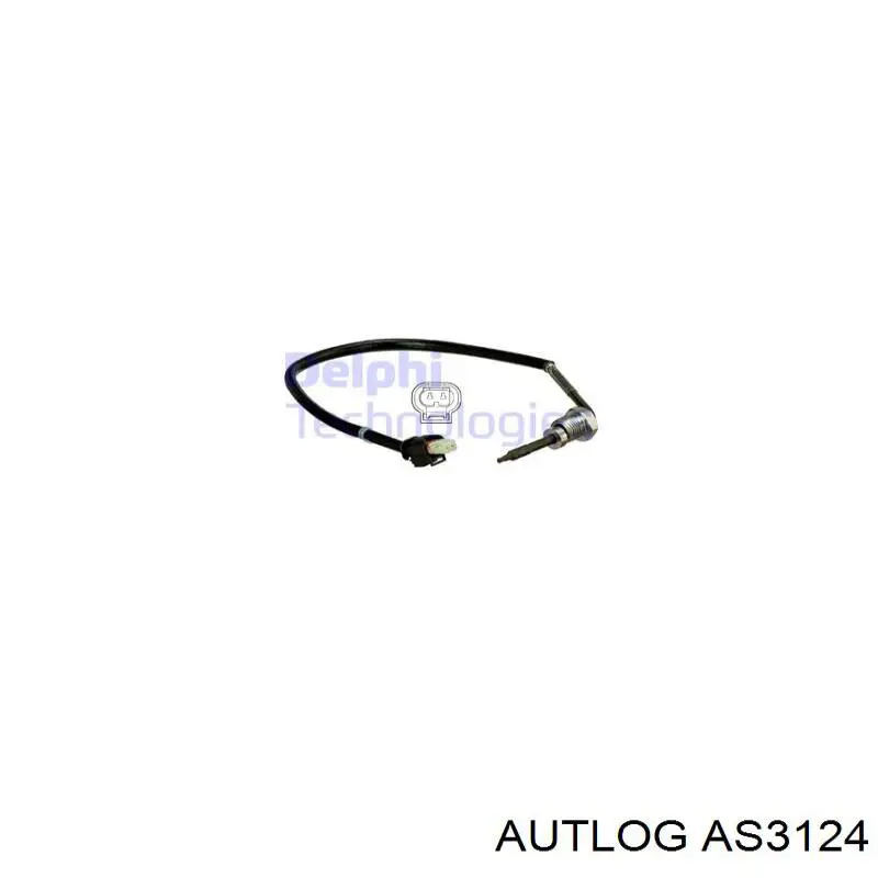 Sensor de temperatura, gas de escape, antes de Filtro hollín/partículas AS3124 Autlog