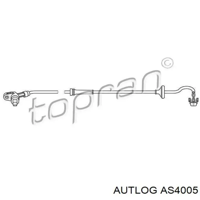 Датчик АБС (ABS) задний Autlog AS4005 цена, от 8.72 USD