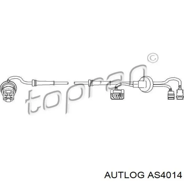 Датчик АБС (ABS) задний Autlog AS4014 цена, от 16.05 USD