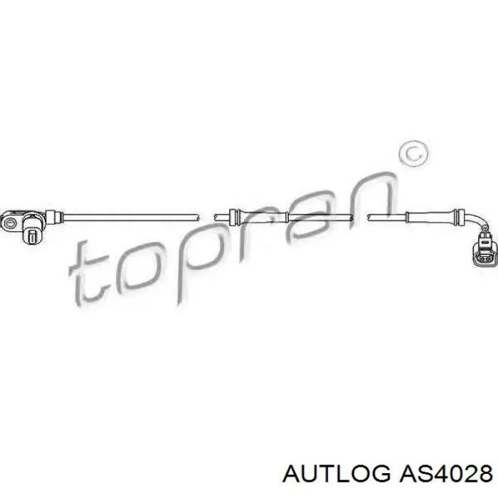 Купить AS4028 Autlog Датчик АБС (ABS) передний