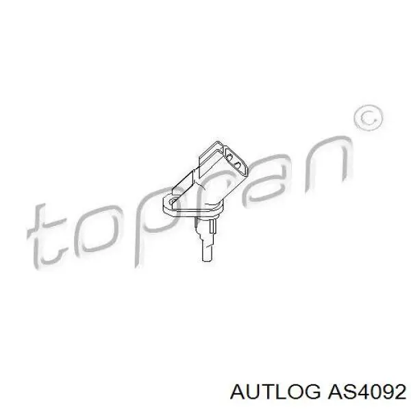 Sensor dianteiro de ABS Autlog AS4092 preço, a partir de 16,72 USD
