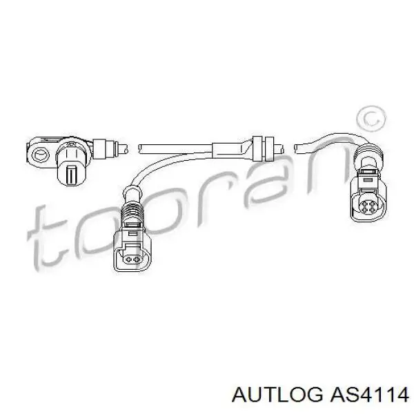 Передний датчик АБС Autlog AS4114 цена, от 15.03 USD