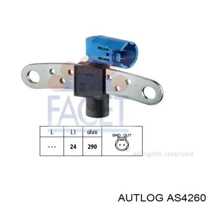 Купить AS4260 Autlog Датчик оборотов коленвала