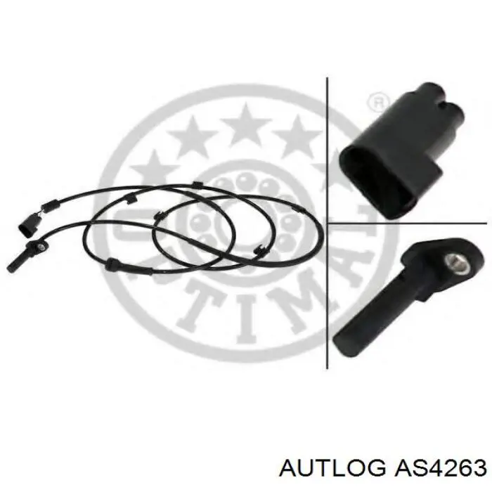 Купить AS4263 Autlog Датчик АБС задний правый