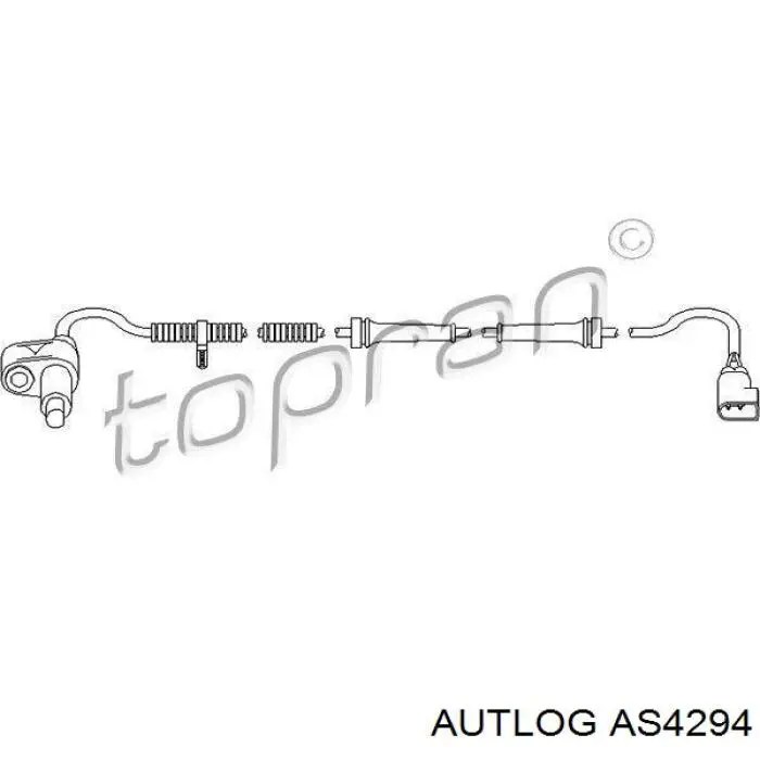 Sensor ABS trasero AS4294 Autlog