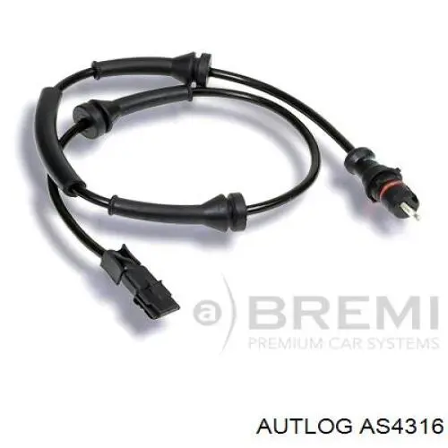 Sensor ABS delantero AS4316 Autlog