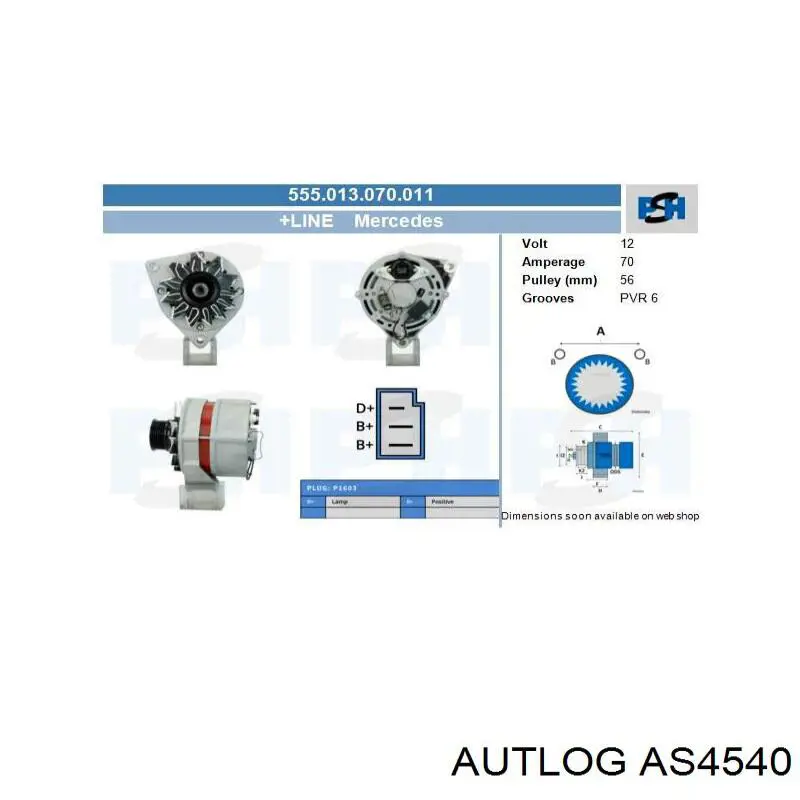Передний датчик АБС Autlog AS4540 цена, от 14.94 USD