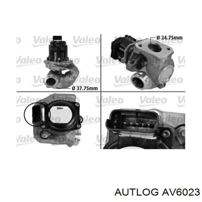 Купить AV6023 Autlog Клапан EGR системы рециркуляции отработавших газов