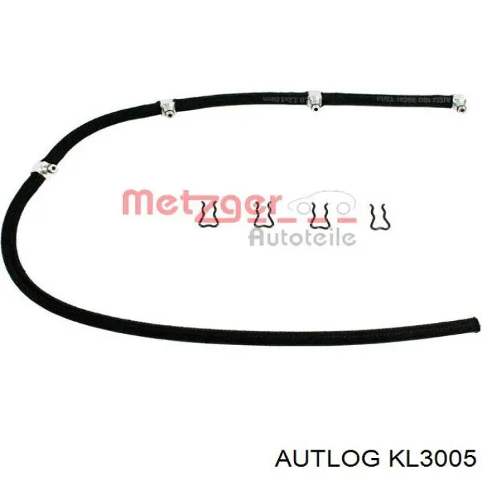 Трубка топливная, обратная от форсунок Autlog KL3005 цена, от 12.70 USD