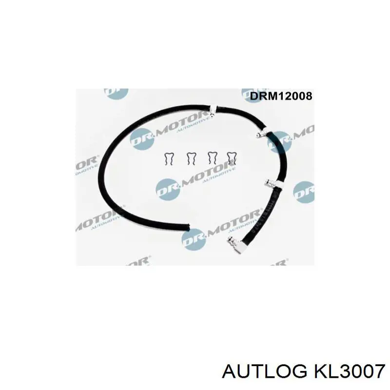 Трубка топливная, обратная от форсунок Autlog KL3007 цена, от 12.96 USD