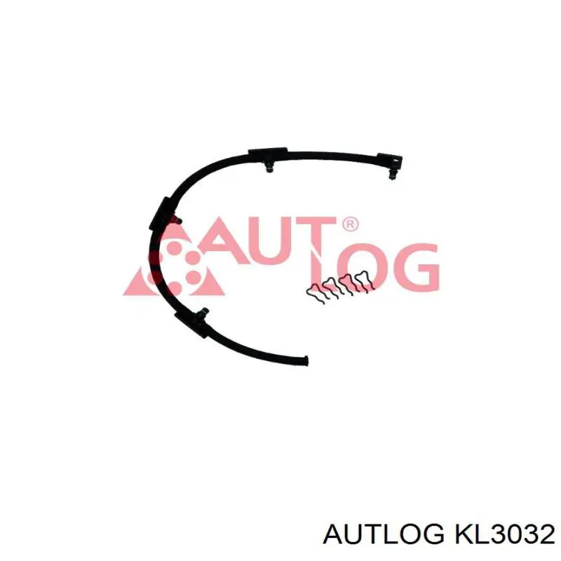 KL3032 Autlog трубка топливная, обратная от форсунок