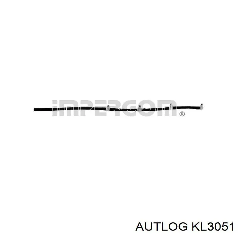 KL3051 Autlog tubo de combustível, inverso desde os injetores