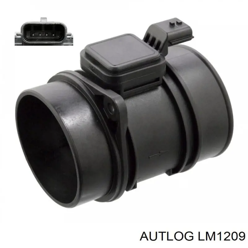 LM1209 Autlog sensor de fluxo (consumo de ar, medidor de consumo M.A.F. - (Mass Airflow))