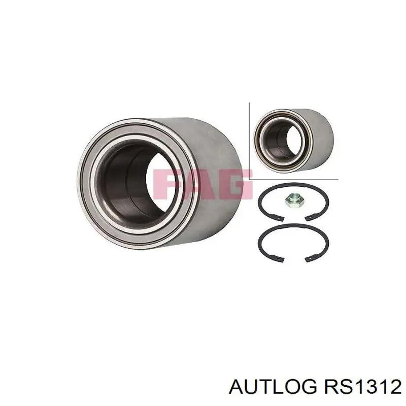 Комплект подшипника ступицы колеса Autlog RS1312 цена, от 15.03 USD