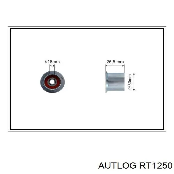 RT1250 Autlog Паразитный ведущий ролик