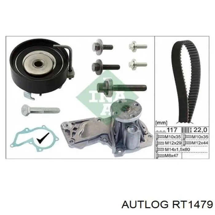 Ролик натяжителя Autlog RT1479