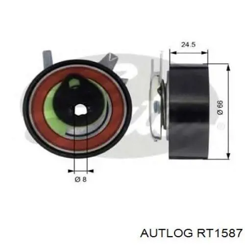 Ролик натяжителя ремня ТНВД Autlog RT1587 цена, от 20.48 USD