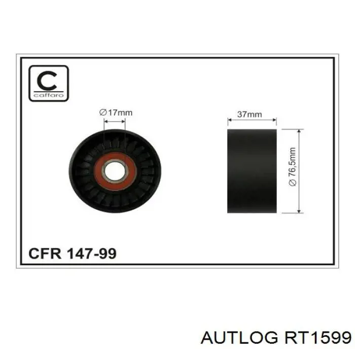 Натяжной ролик Autlog RT1599 цена, от 11.00 USD