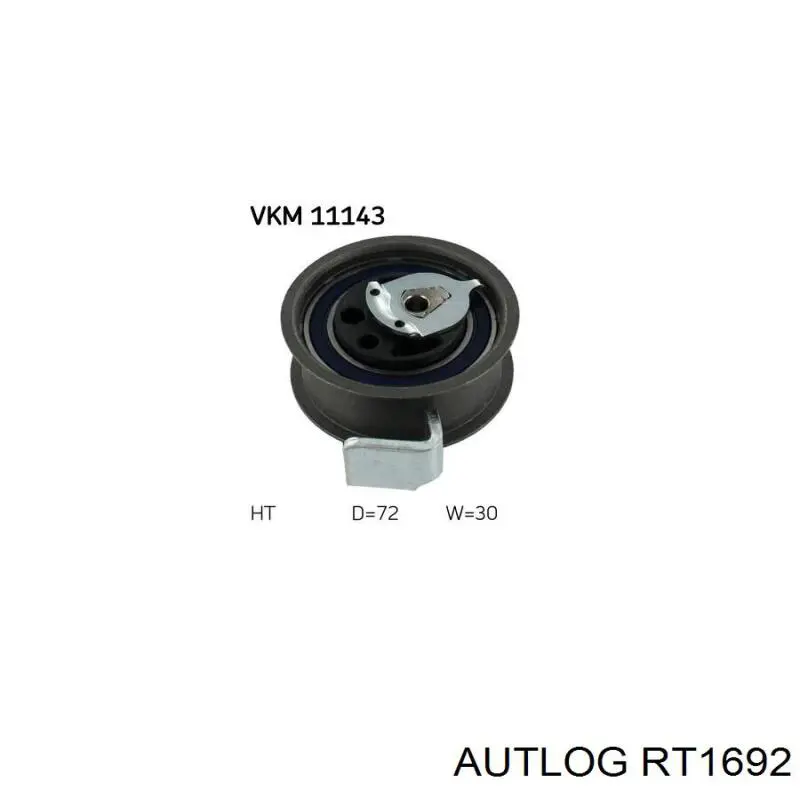 Ролик натяжителя ремня газораспределения Autlog RT1692 цена, от 23.90 USD