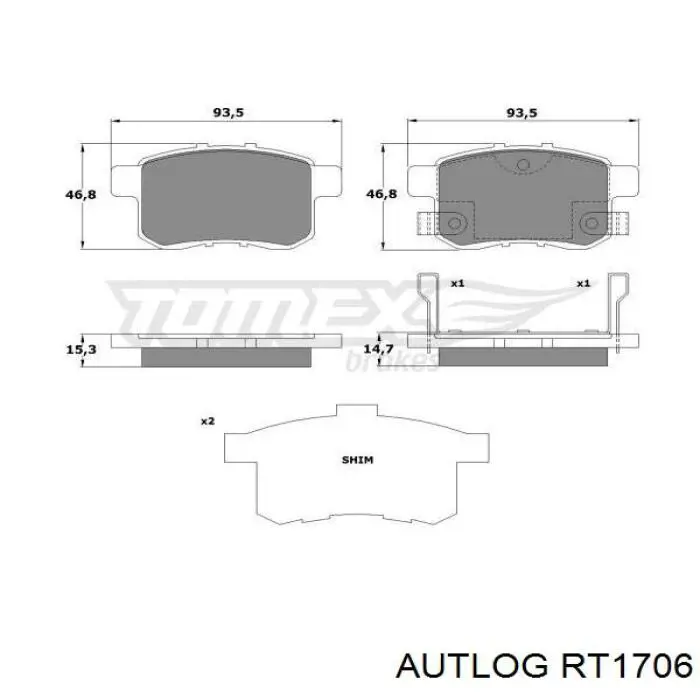 Натяжной ролик RT1706 Autlog