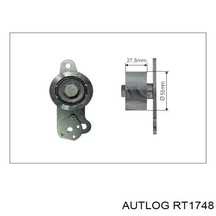 Паразитный ролик RT1748 Autlog