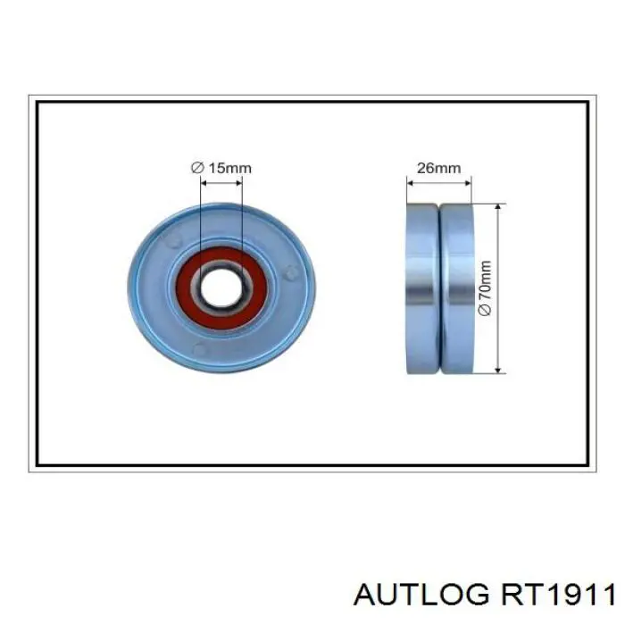 Натяжной ролик Autlog RT1911 цена, от 27.18 USD