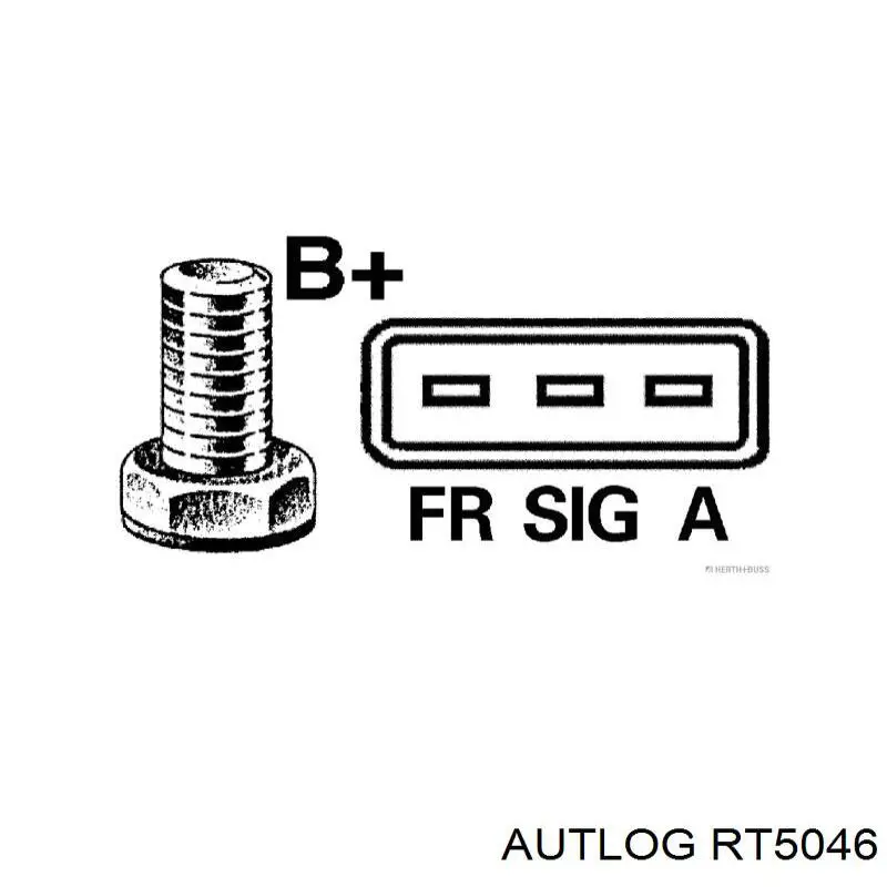 Шкив генератора RT5046 Autlog