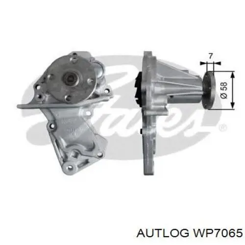 Помпа охлаждения Autlog WP7065 цена, от 35.39 USD