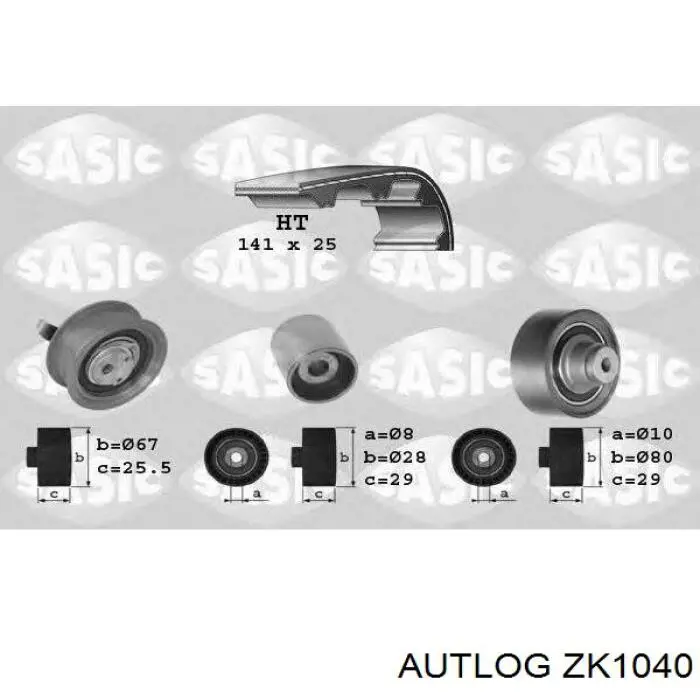 ГРМ ремни, комплект Autlog ZK1040 цена, от 103.82 USD