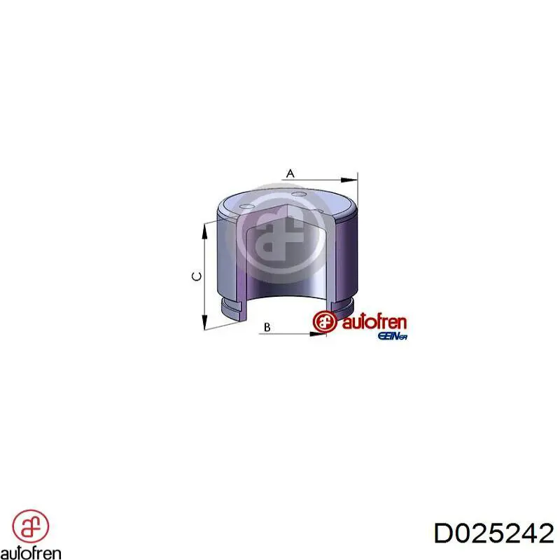 Поршень суппорта тормозного переднего D025242 Autofren