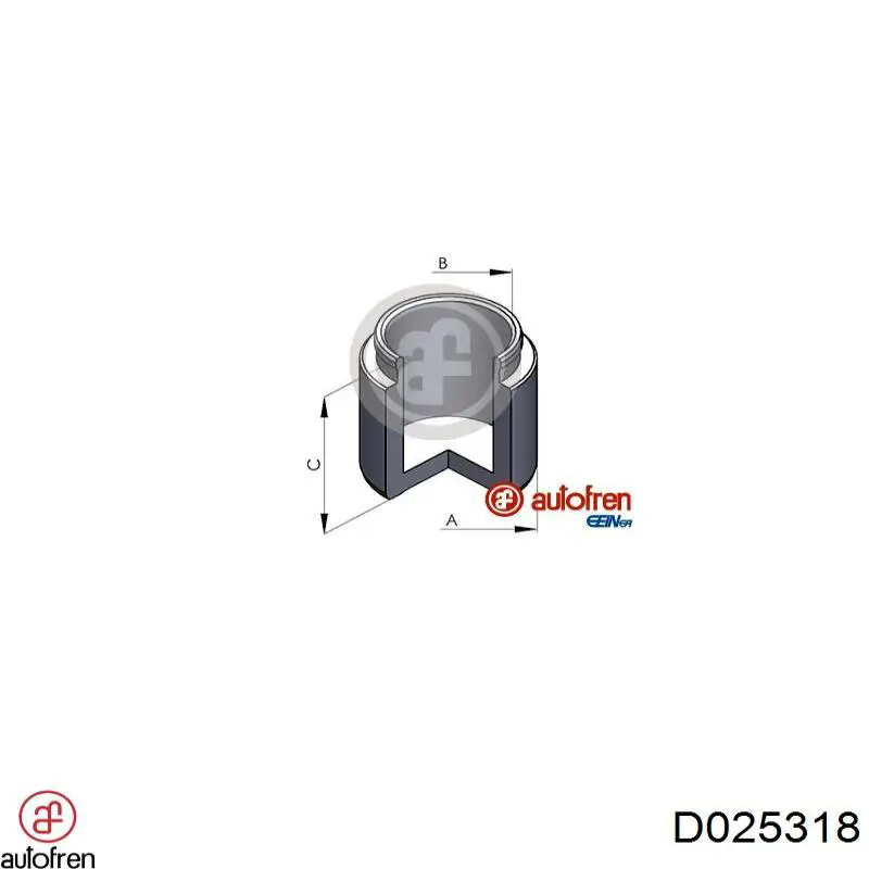 Поршень суппорта тормозного, заднего Autofren D025318 цена, от 3.10 USD