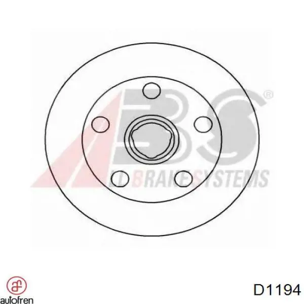 Ремкомплект тормозного цилиндра D1194 Autofren