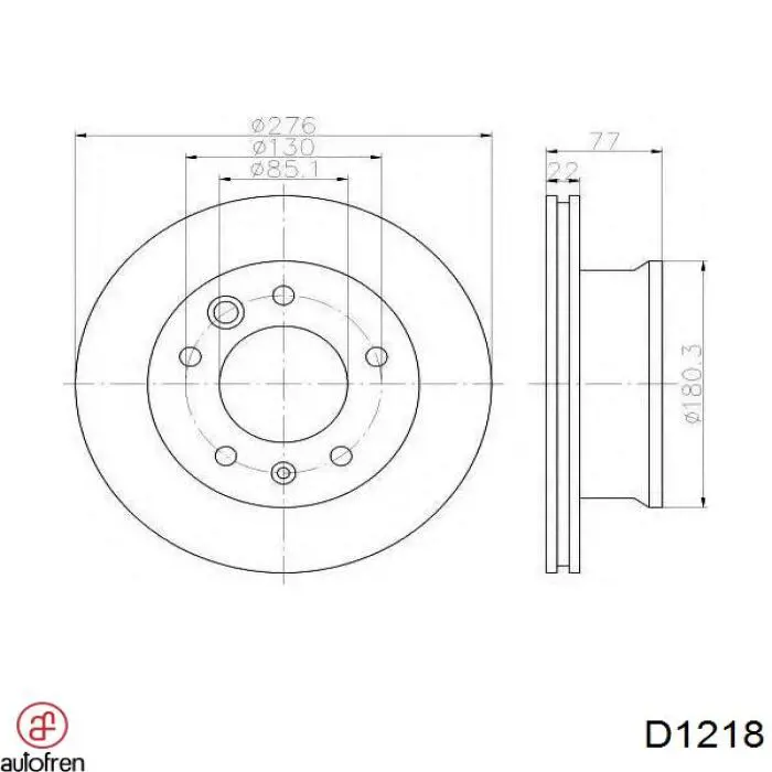 Ремкомплект тормозного цилиндра D1218 Autofren
