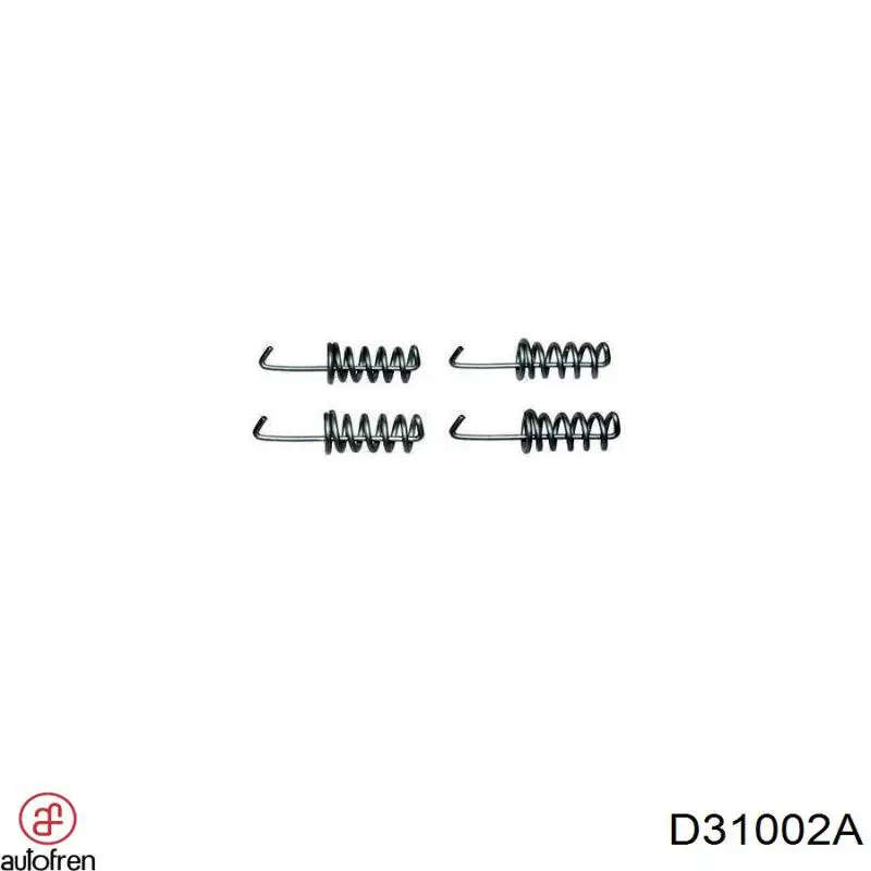 Установочный комплект задних барабанных колодок Autofren D31002A цена, от 4.77 USD