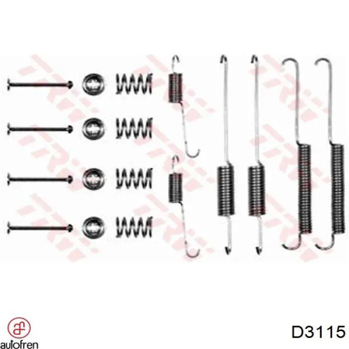 Ремкомплект тормозного цилиндра заднего Autofren D3115 цена, от 3.79 USD