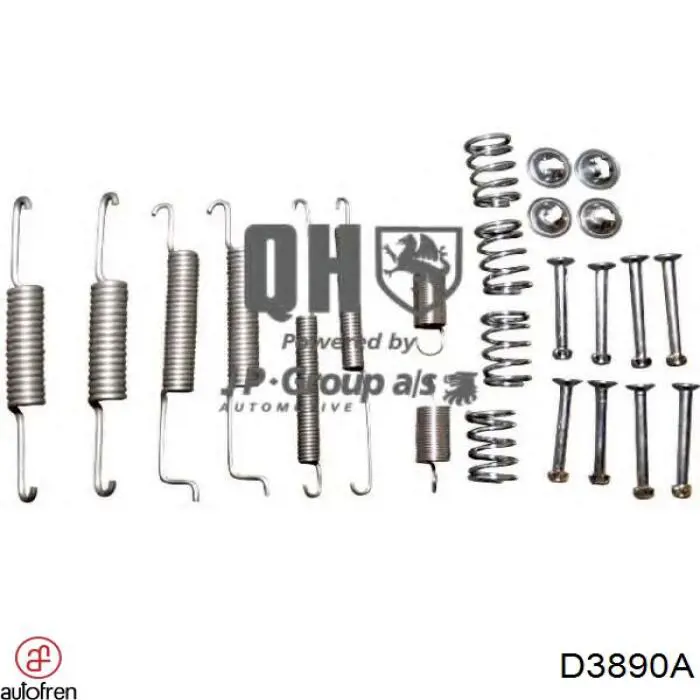 Монтажний комплект задніх барабанних колодок D3890A Autofren