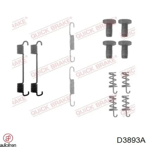 Ремкомплект стояночного тормоза AUTOFREN D3893A