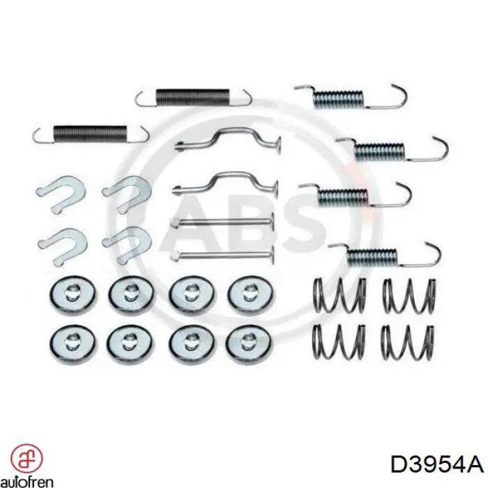 Ремкомплект тормозных колодок AUTOFREN D3954A