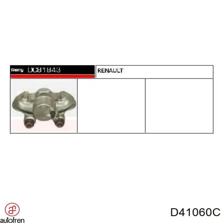 Ремкомплект переднего суппорта D41060C Autofren
