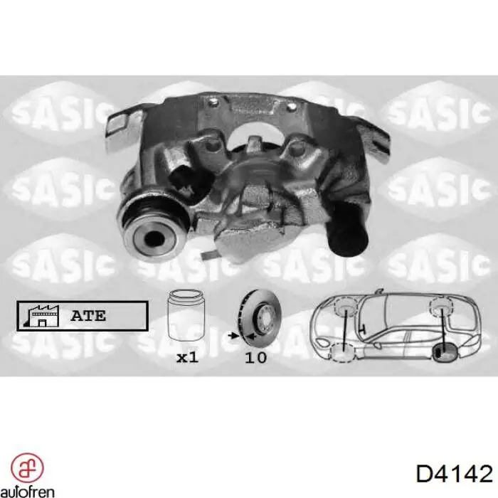 Купить 444866 Peugeot/Citroen Ремкомплект суппорта тормозного, заднего