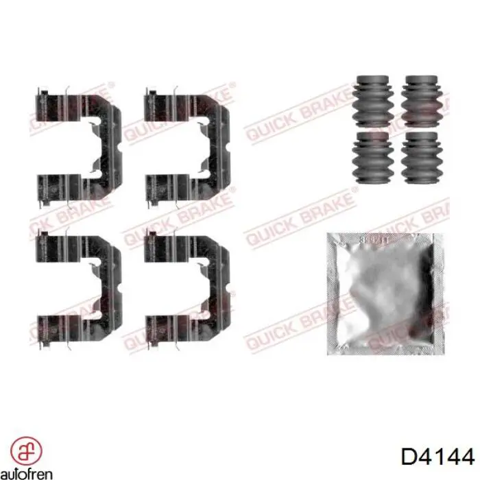 Купить D4144 Autofren Ремкомплект переднего суппорта