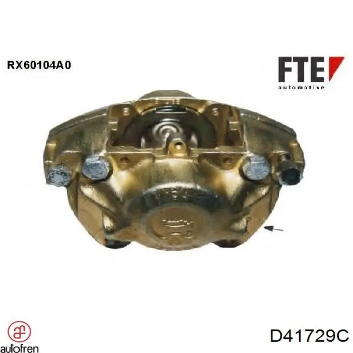 Ремкомплект тормозного суппорта переднего Autofren D41729C