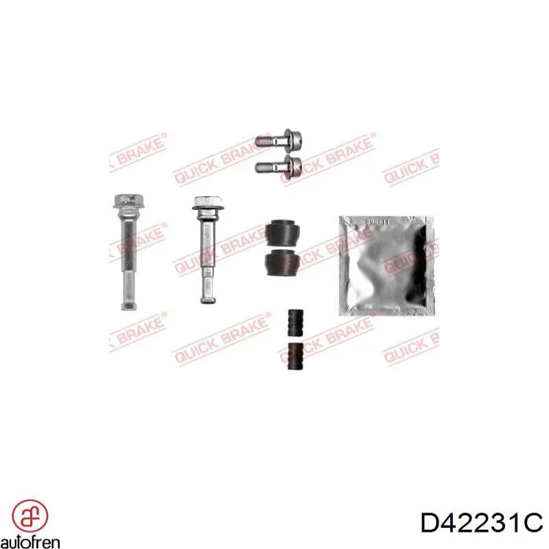 Ремкомплект тормозной системы Q-fix Q0940297 цена, от 5.79 USD