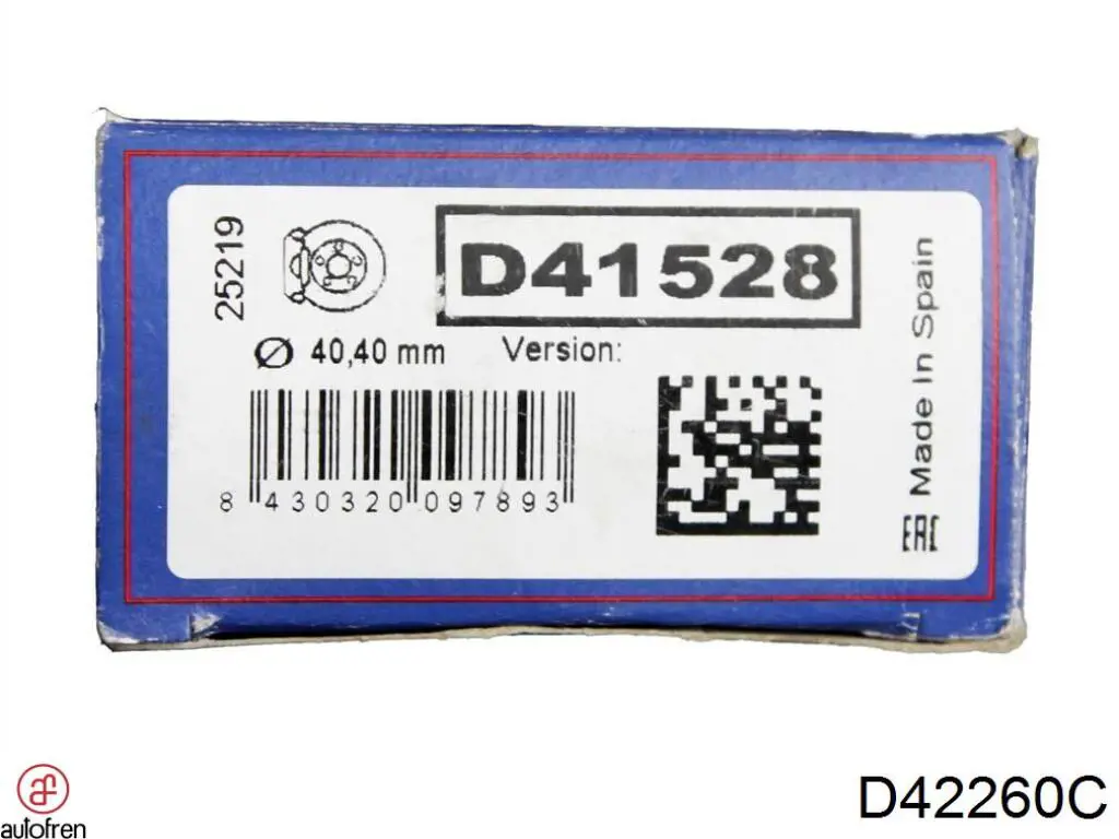 Ремкомплект суппортов Autofren D42260C цена, от 10.33 USD