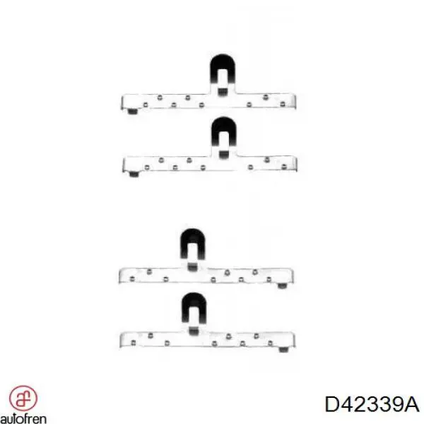 Juego de reparación, pastillas de frenos D42339A Autofren