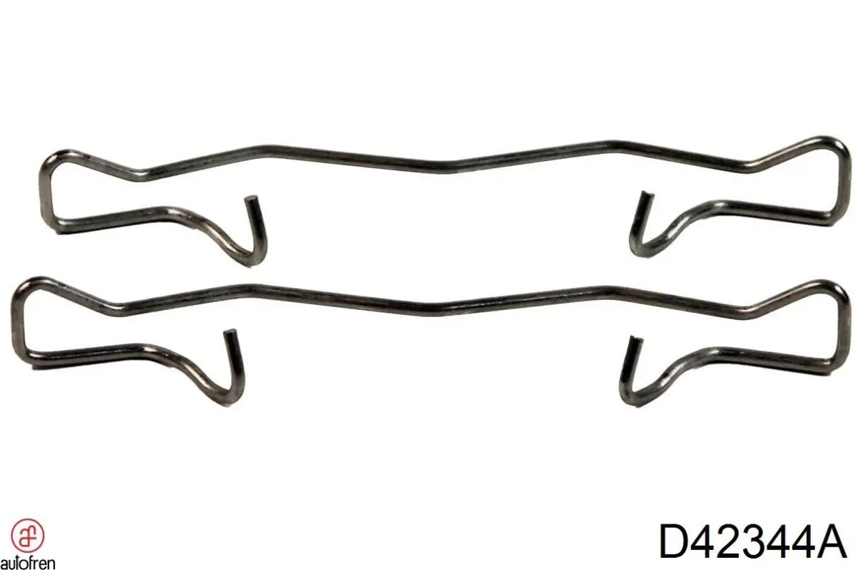 Комплект пружинок кріплення дискових колодок, задніх D42344A Autofren