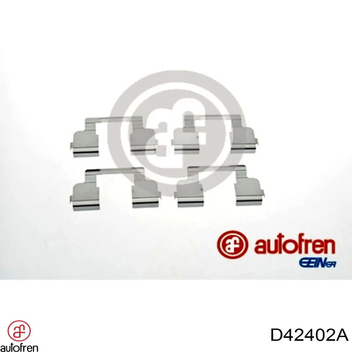 D42402A Autofren kit de molas de fixação de sapatas de disco dianteiras