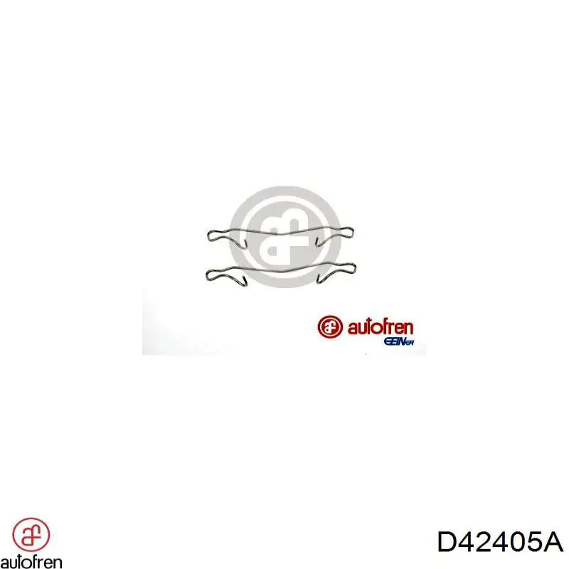 Комплект пружинок крепления передних дисковых колодок Renault (RVI) 6001549808
