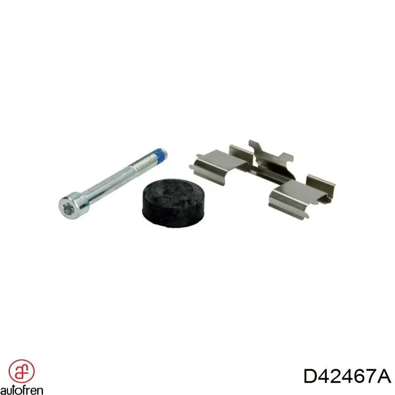 D42467A Autofren kit de molas de fixação de sapatas de disco dianteiras